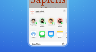 iOS Share Feature